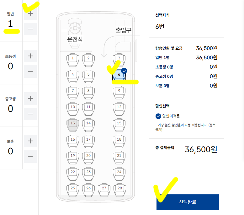 당진에서 부산 사상